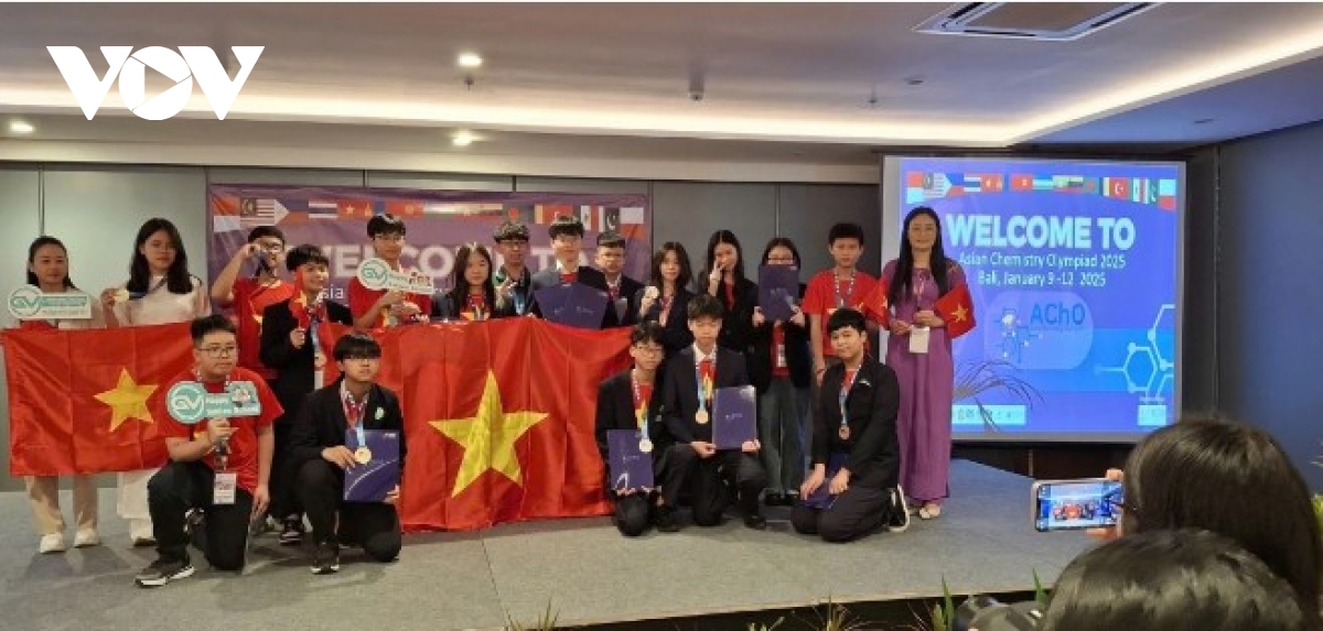 Vietnamese students shine at 2025 Asian Chemistry Olympiad with 9 medals